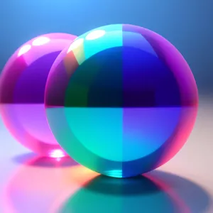 Shiny Glass Web Button Set: Bright, Round Icons