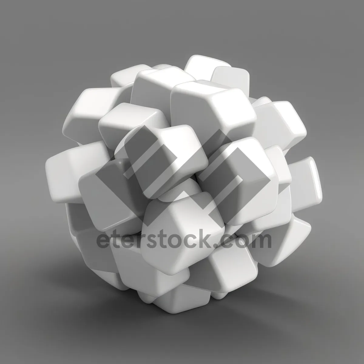 Picture of 3D Cube Design Symbol for Business