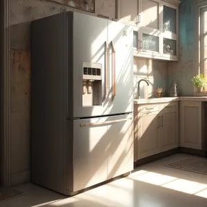 Modern Luxury Kitchen with Stainless Steel Appliances