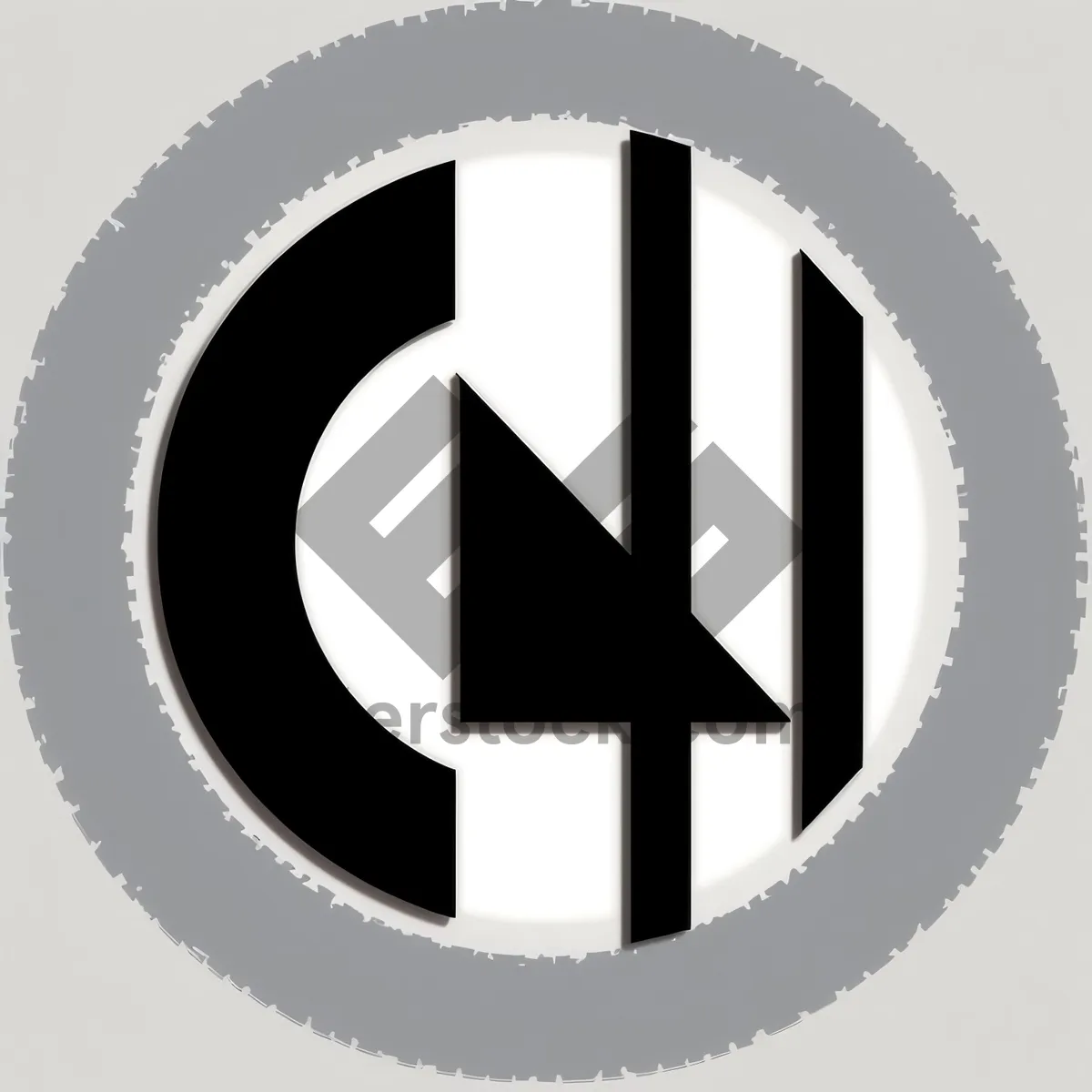 Picture of 3D Gear Symbol Button Circle Icon