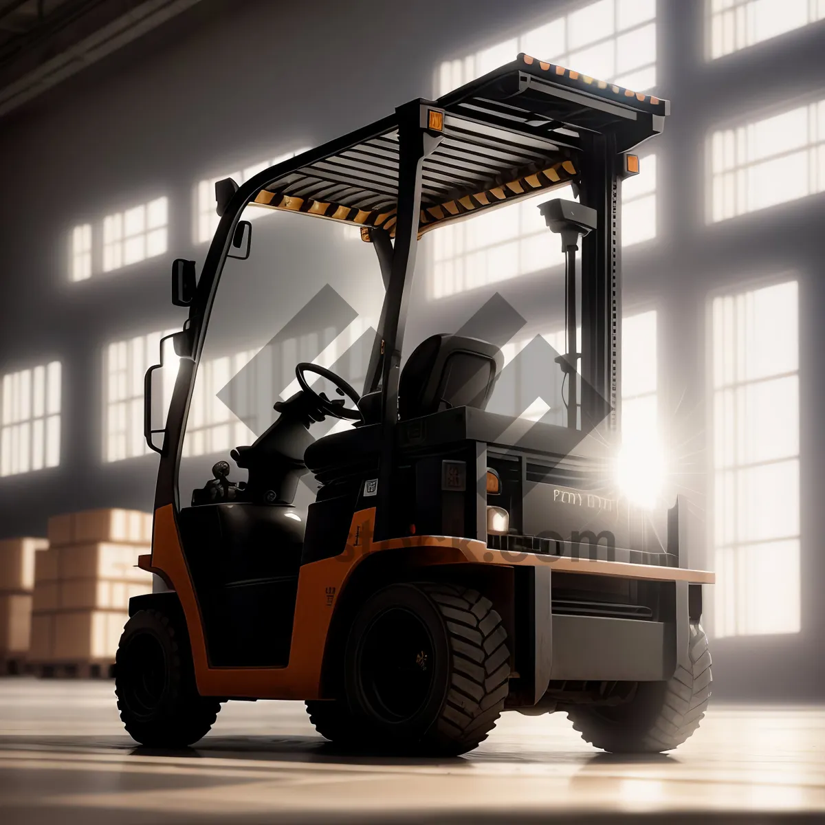 Picture of Versatile Forklift: Efficient Heavy Equipment for Industrial Transportation