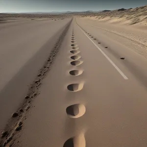 Endless Highway: Road Trip through Desert Dunes