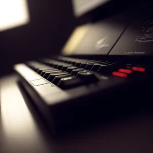 Modern laptop keyboard for efficient data input