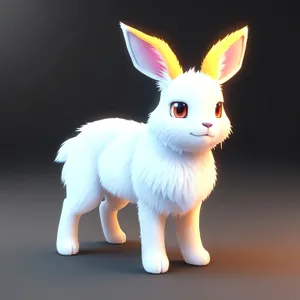 Fluffy Bunny - Adorable Pet with Furry Ears