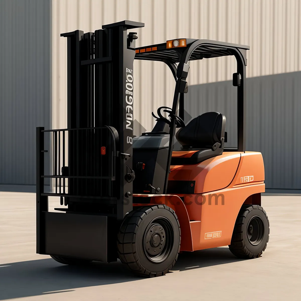 Picture of Heavy Duty Forklift in Warehouse