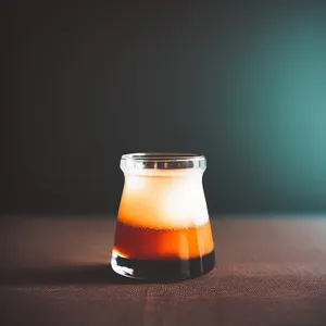 Foamy Golden Lager in Glass