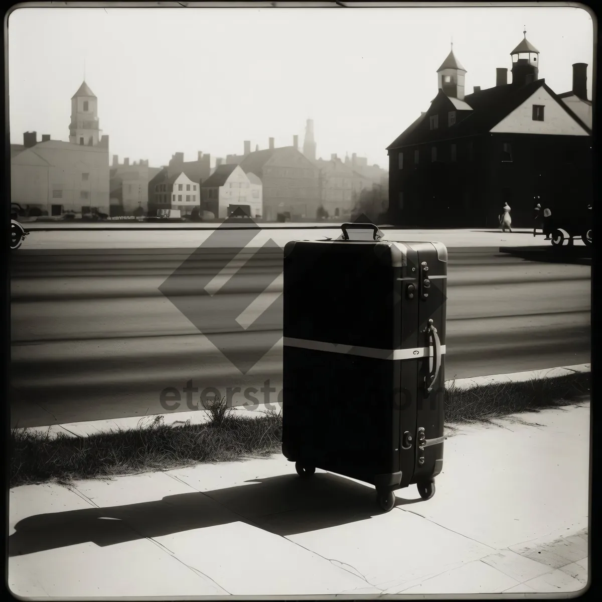 Picture of Ashcan Bin with Pay-Phone: Modern Urban Container Solution