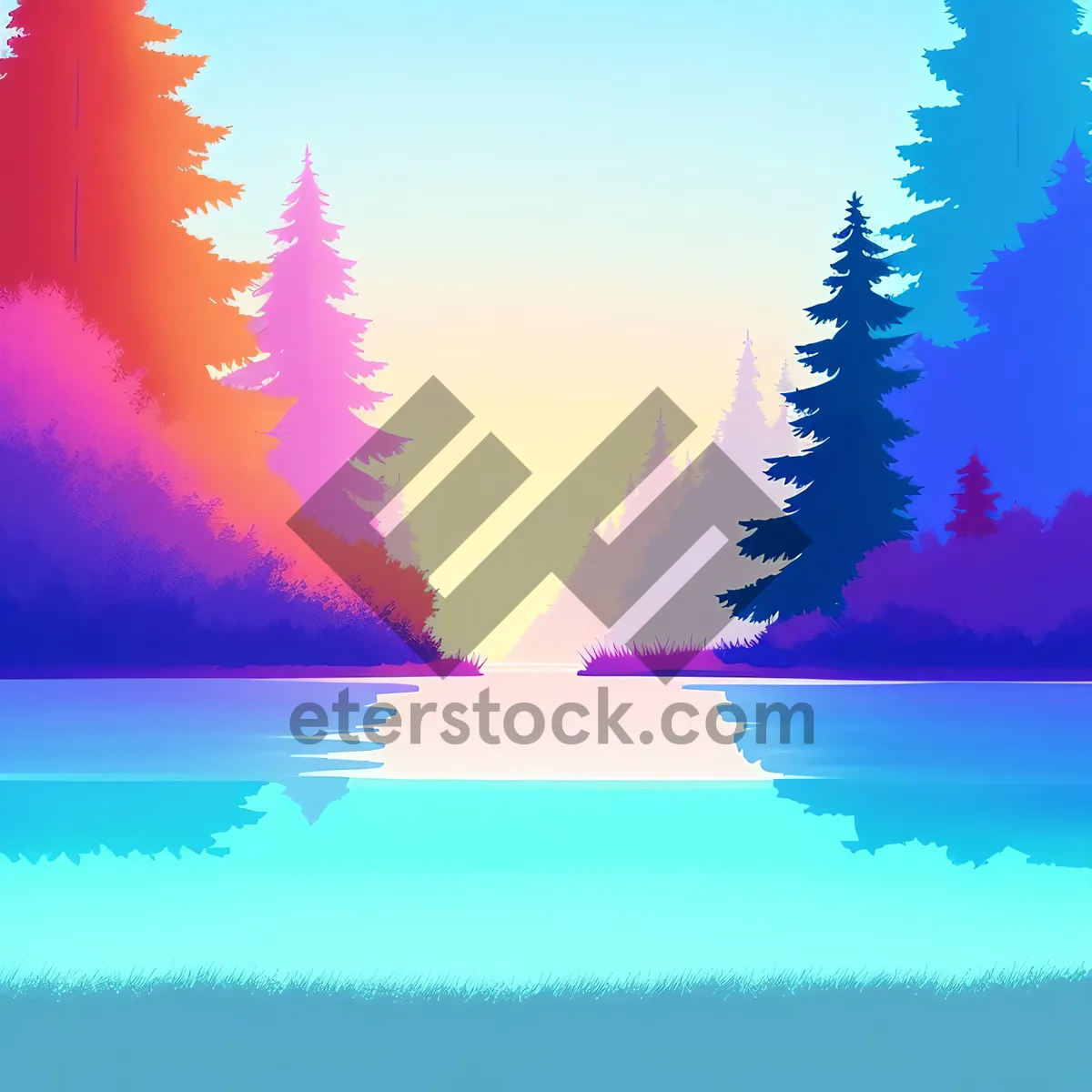Picture of Cozy Winter Wonderland: Festive Snowy Tree Decorations