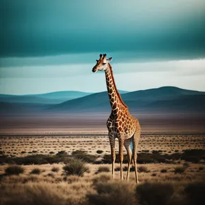 Majestic Safari Giraffe in the Wild