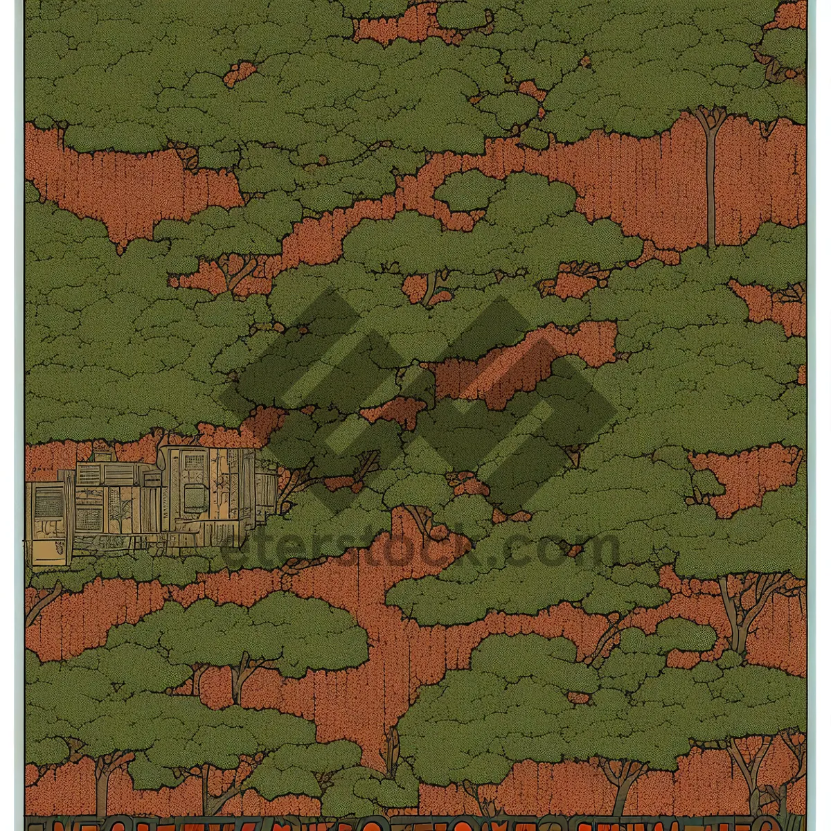 Picture of Vintage World Map Puzzle Texture