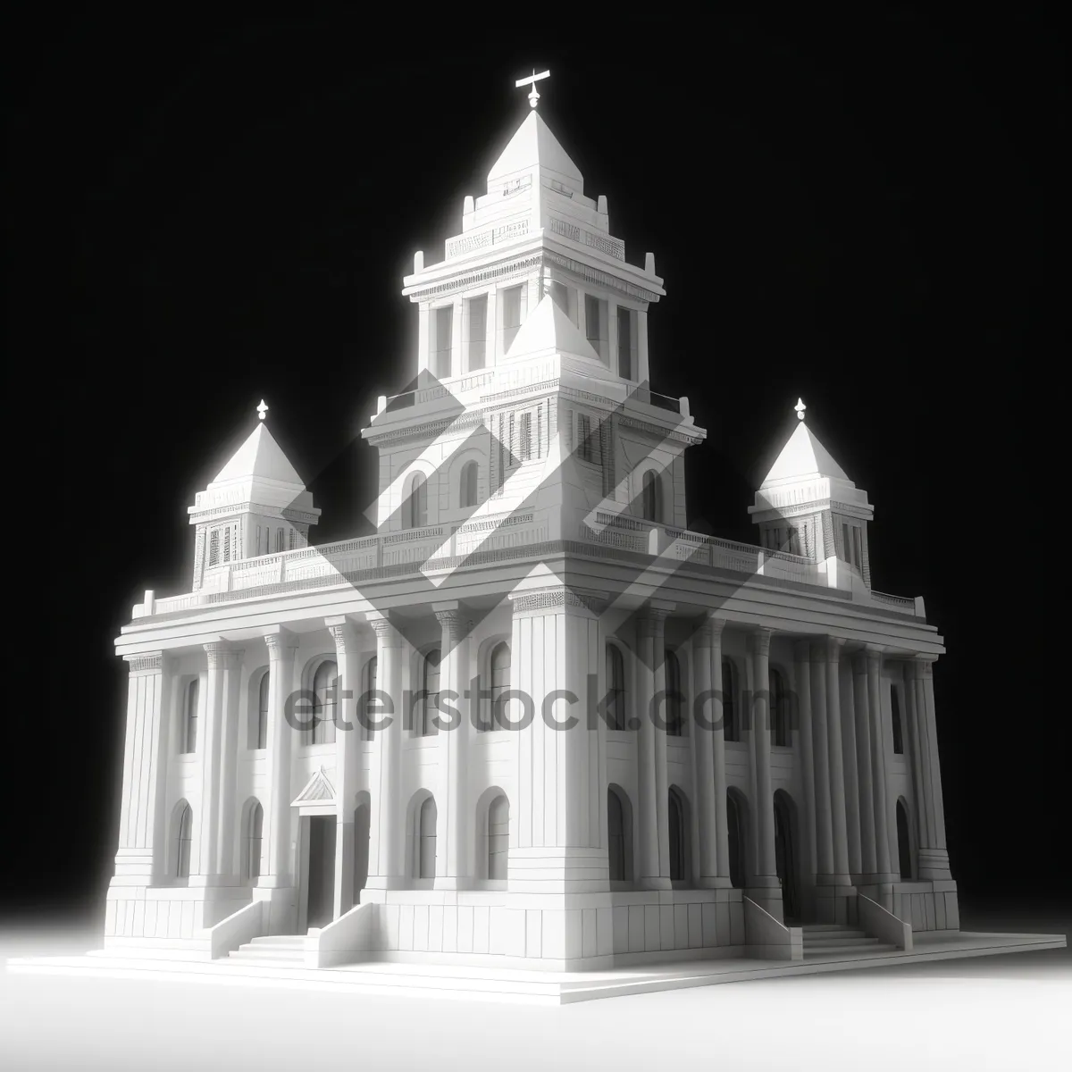 Picture of Historic Capitol Dome under Clear Skies.