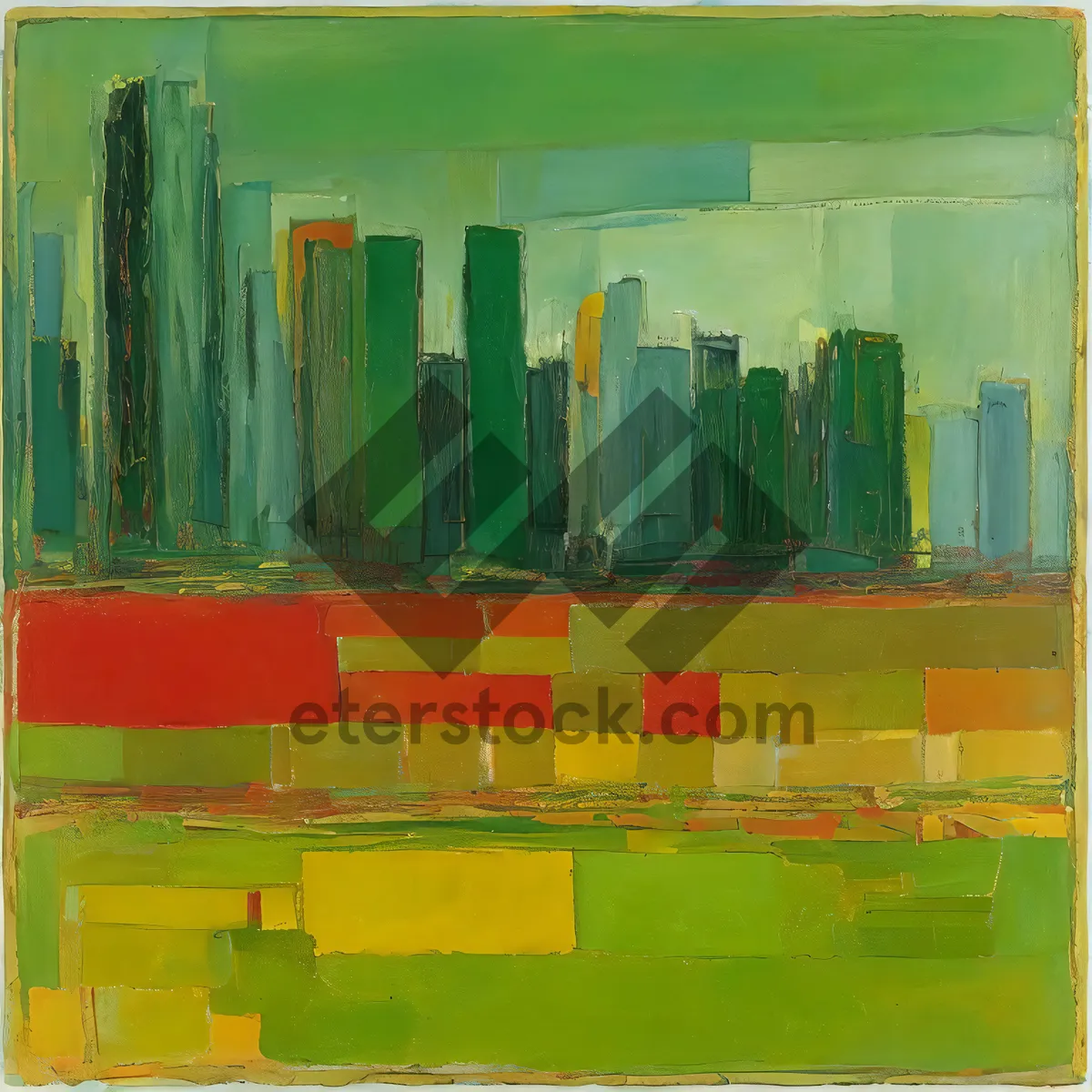 Picture of Vibrant Rainbow-Colored Pencils for Creative Art