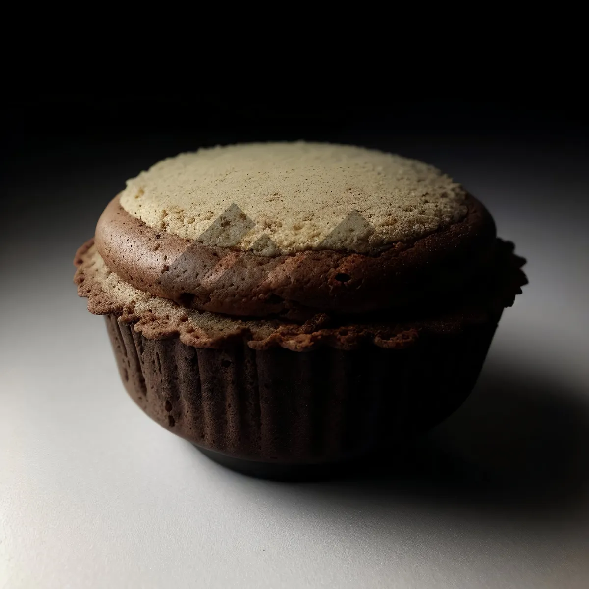 Picture of Delicious Chocolate Cupcake for Breakfast