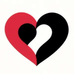 Valentine Love: 3D Heart Symbol Design