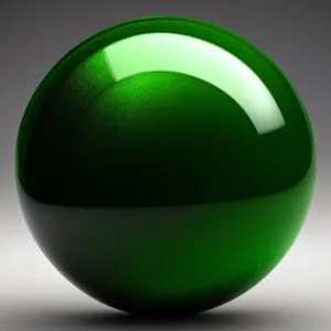 Glossy Glass Sphere Button Icon