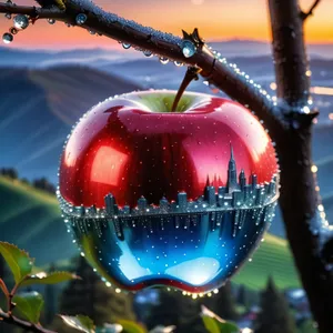 Fresh juicy apple - healthy and delicious fruit option