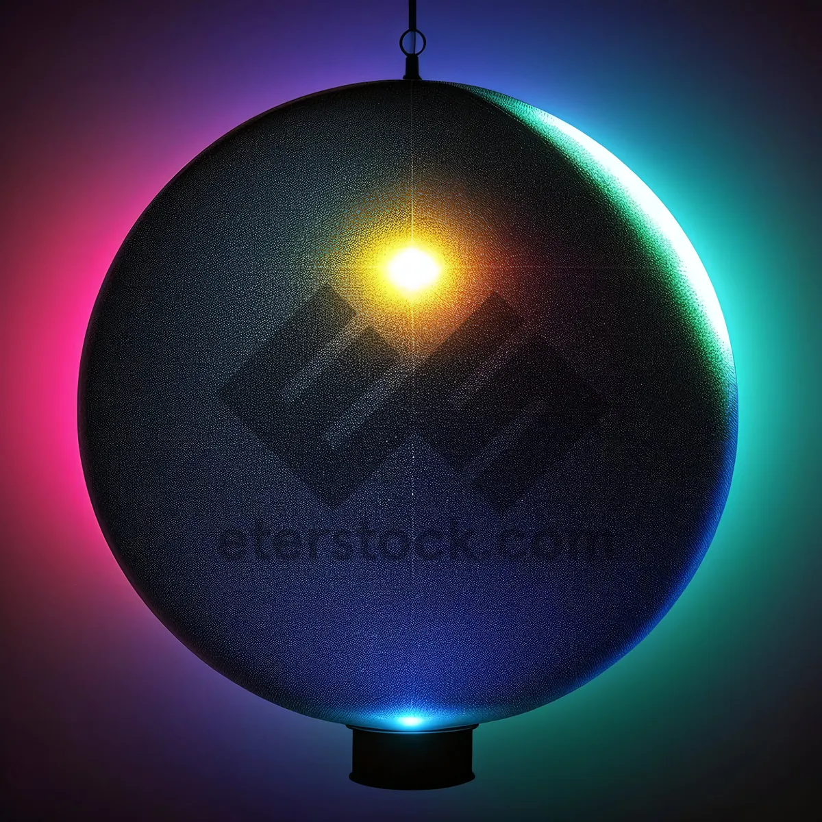 Picture of Modern Glowing Glass Button Icon