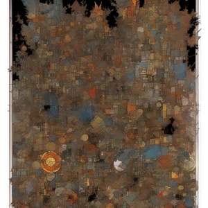 Vintage Rusty Mosaic: Weathered Wall Puzzle