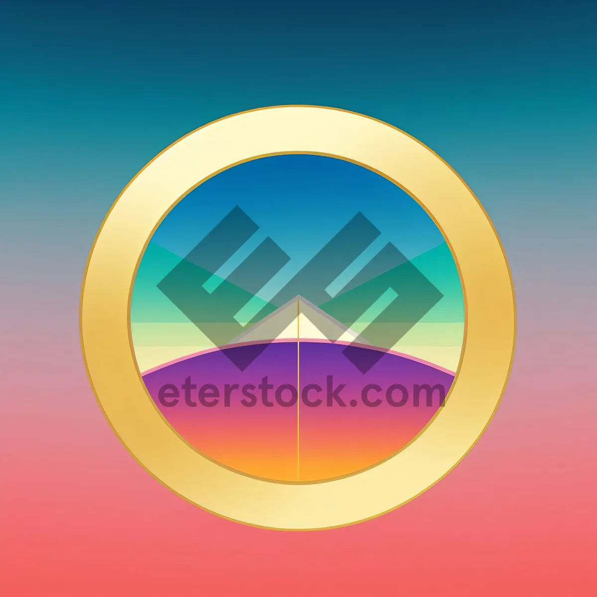 Picture of Shiny Glass Web Buttons Set - Round Orange Circle Icon