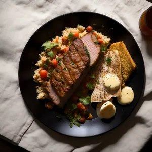 Grilled Beef Salad with Vegetable Medley