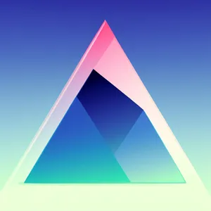 Abstract Pyramid Graphic Design Icon