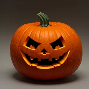 Spooky Pumpkin Lantern: Jack-o'-Lantern for Fall Holiday