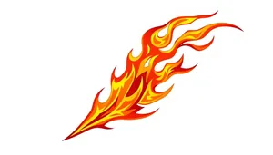 Swirling Blaze Design Element