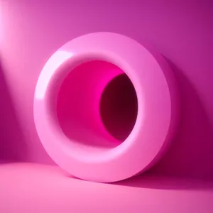 Shiny Round Web Button Set with Glass Reflection