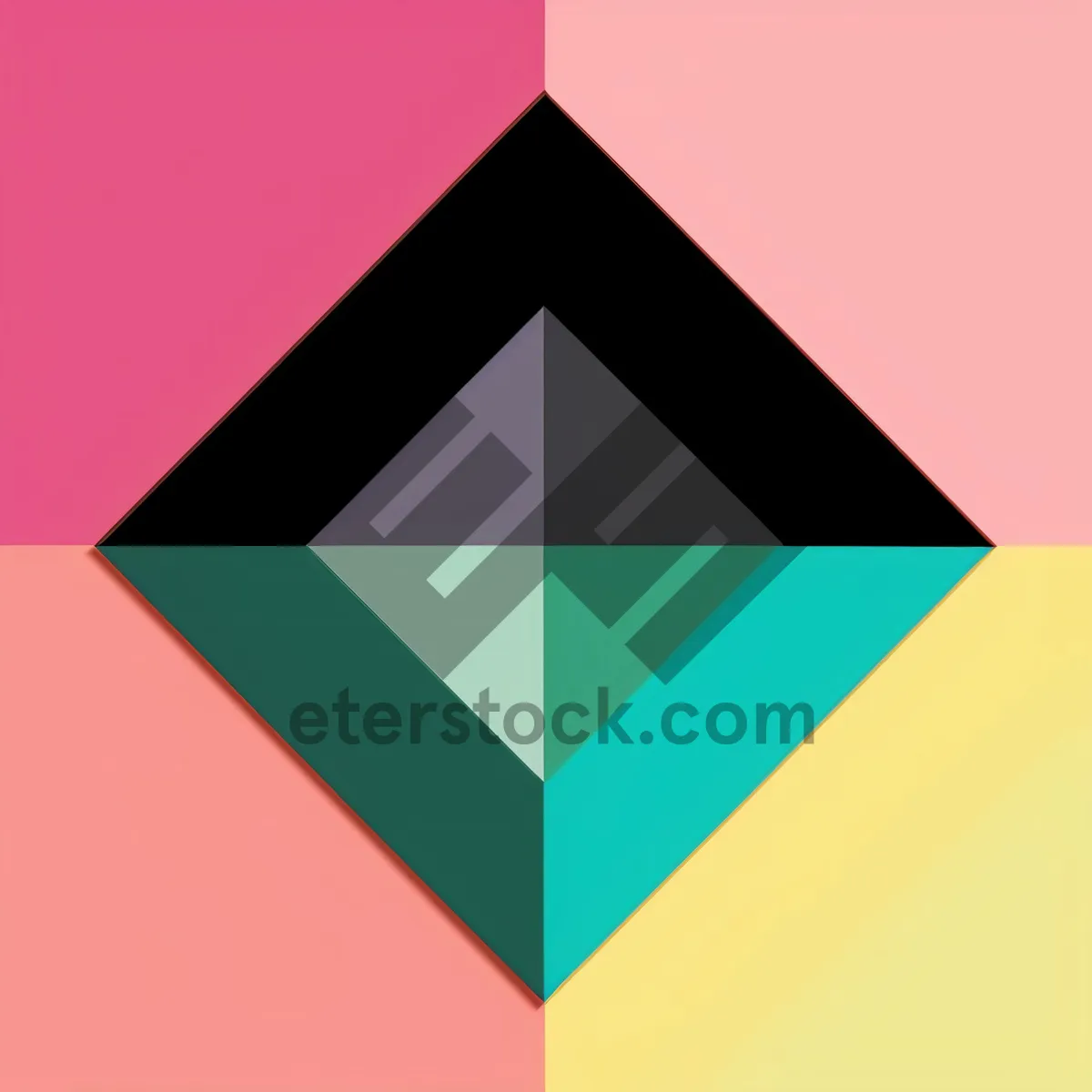 Picture of Pyramid Symbol: Iconic 3D Graphic Design