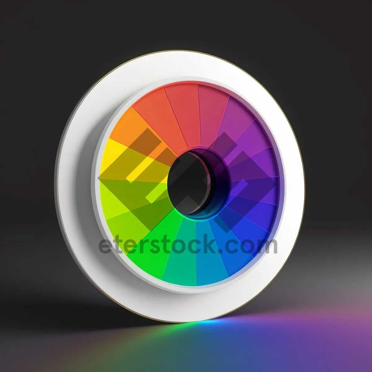 Picture of Glossy Button Set with Metallic Reflection