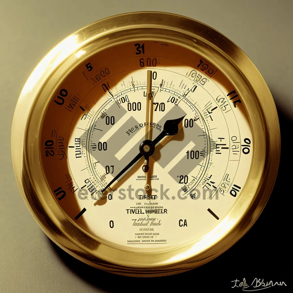 Picture of Vintage Stopwatch Measuring Time with Precision