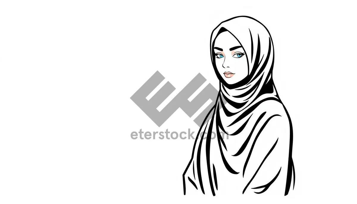 Picture of Cartoon Housewife Haircut Clip Art Portrait