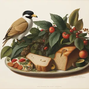 Healthy Fruit and Vegetable Salad in Container