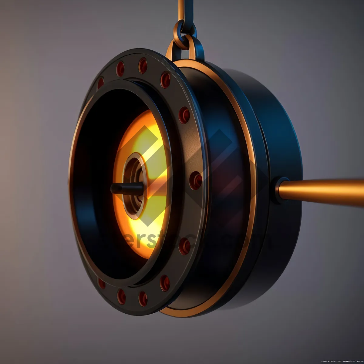 Picture of Rotating 3D Gyroscope Mechanism Clock