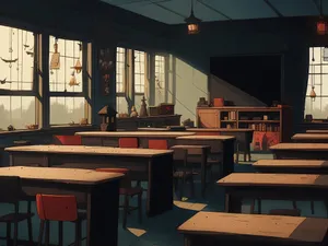 Modern restaurant interior with sleek furniture and lighting