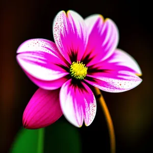 Pink Blossoming Wood Sorrel in Vibrant Garden