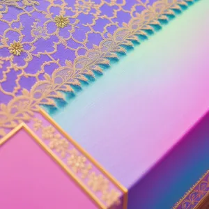 Elegant Arabesque Envelope Design on Paper