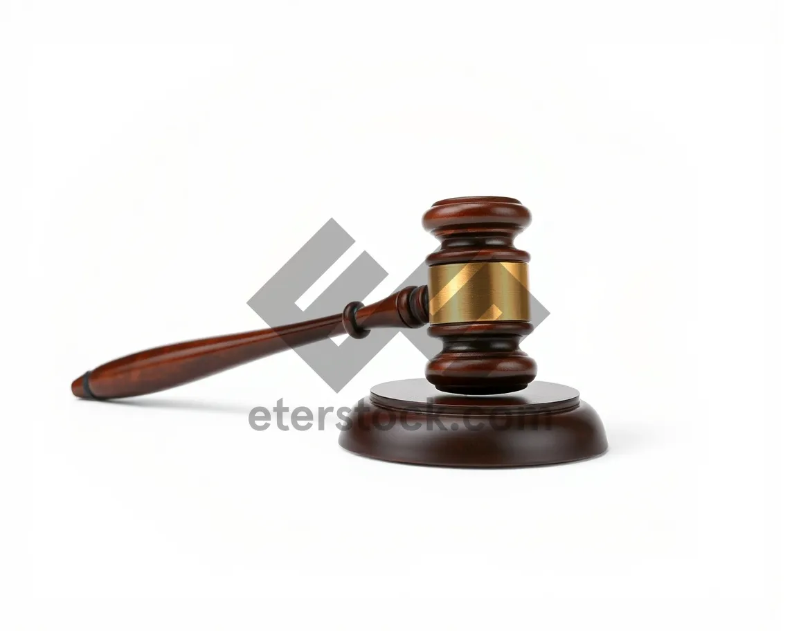 Picture of Law Gavel Mallet Hammer Tool Hand Judge Order