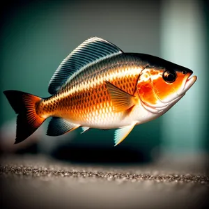 Glistening Goldfish in a Glass Bowl