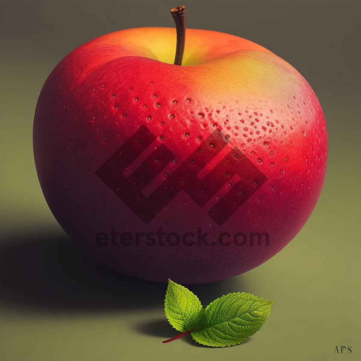 Picture of Juicy Red Apple - Fresh, Delicious, and Nutritious