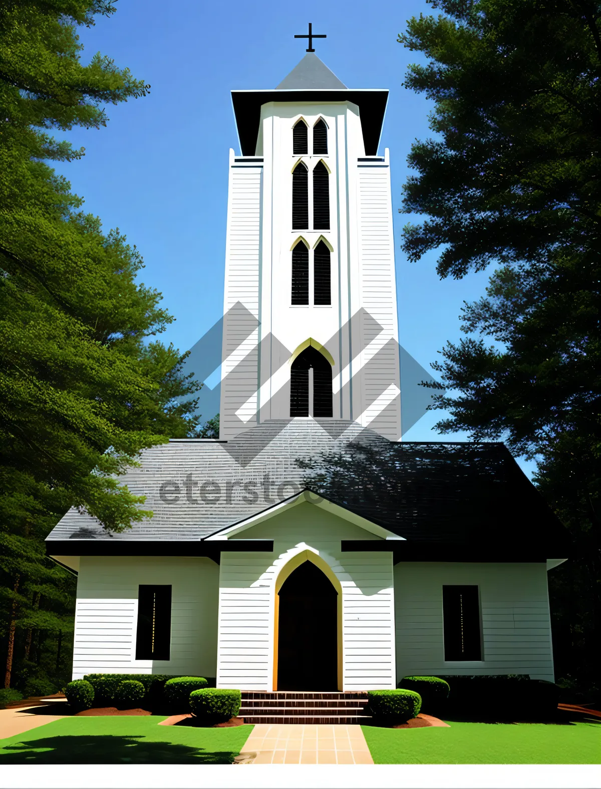 Picture of Skyline Serenade: Towering Church Bell Cote