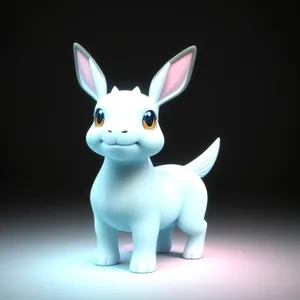 Cute Bunny Piggy Bank with Savings