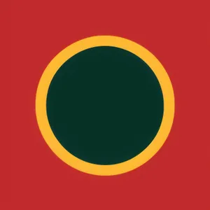 Modern Moon Graphic Button Icon Design