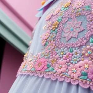 Paisley Celebration: Colorful Embroidered Fabric Bangle