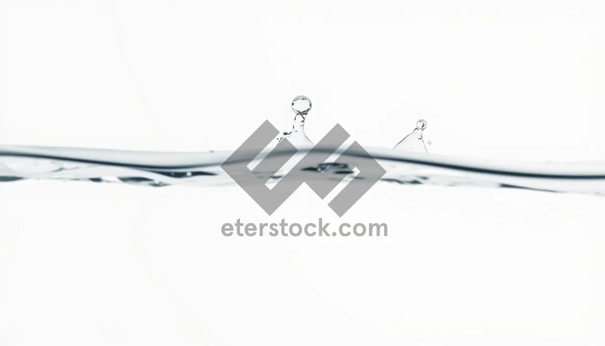 Picture of Clean Water Wave Graphic Design Wallpaper