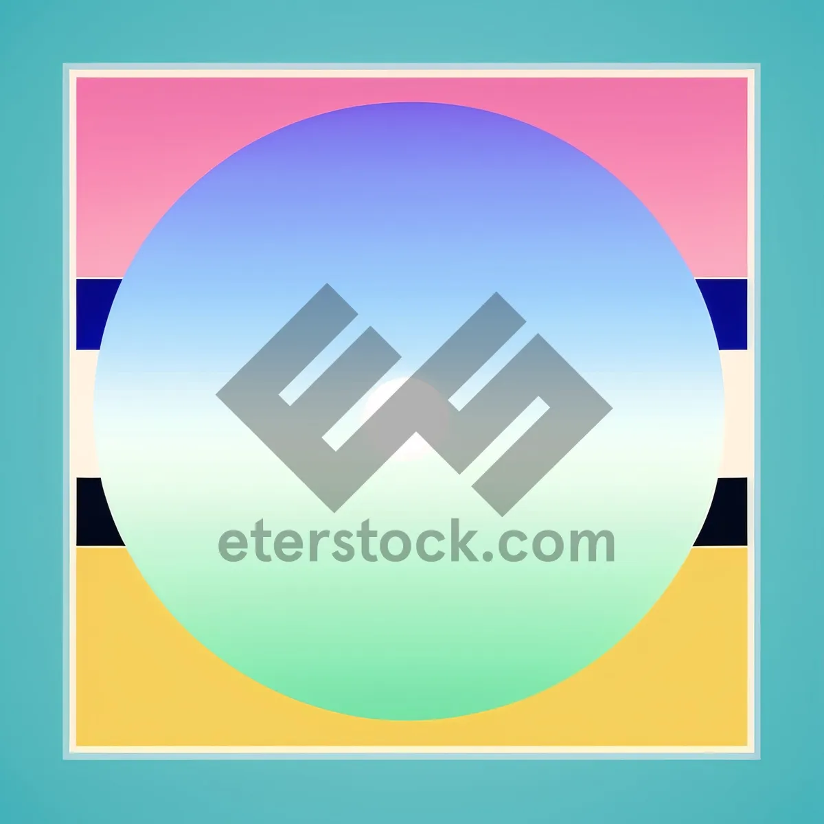 Picture of Shiny Round Button Icon Design with Glowing Sphere