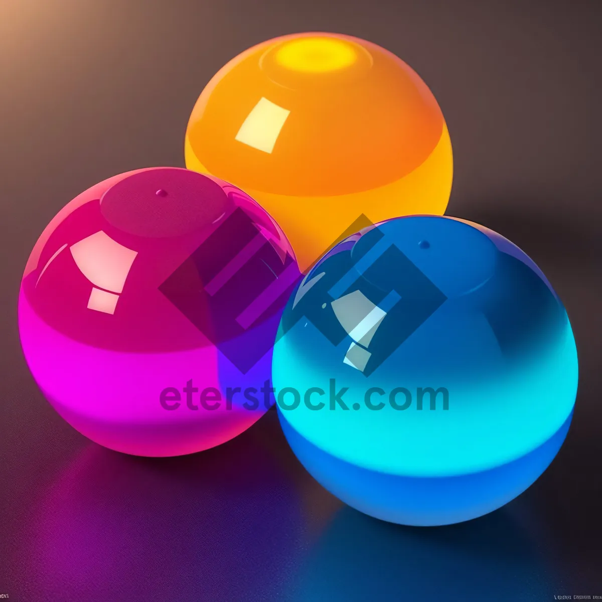 Picture of Shiny Glass Circular Web Buttons Set