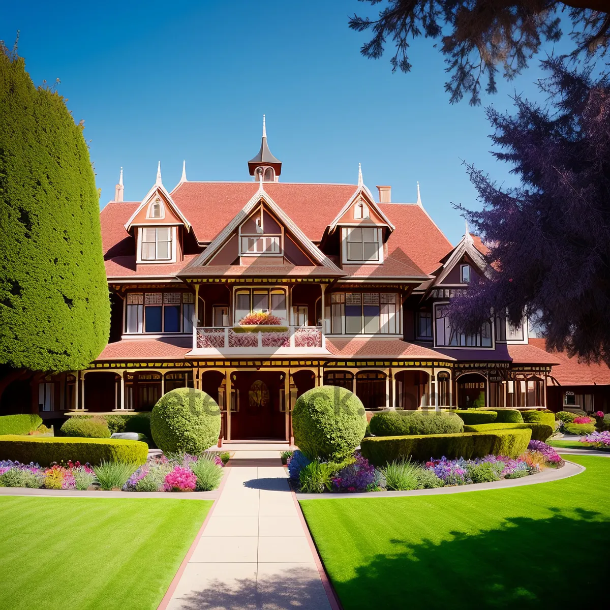 Picture of Historic Palace Overlooking Serene Gardens