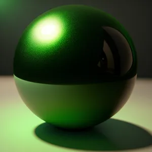 Shiny Glass Sphere Reflection Design Icon