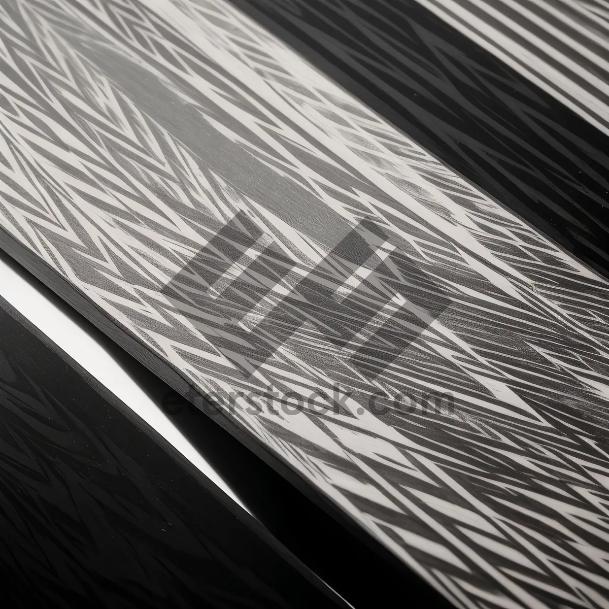 Picture of Metallic Fractal Design Texture: Shiny, Smooth Lines and Motion
